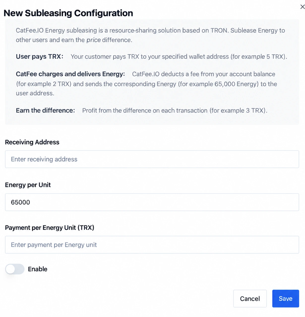 Energy Subleasing and Flash Rental